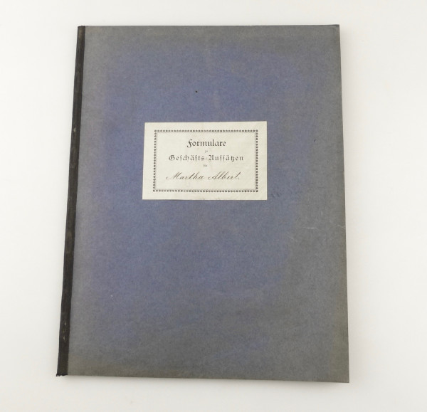e12106 Kaufmännisches Lehrbuch Formulare Geschäftsaufsätze 1903 sehr selten