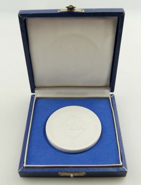 e12294 Meissen Medaille VEM Symbol für Qualität DDR 40 Jahre Elektromaschinenbau