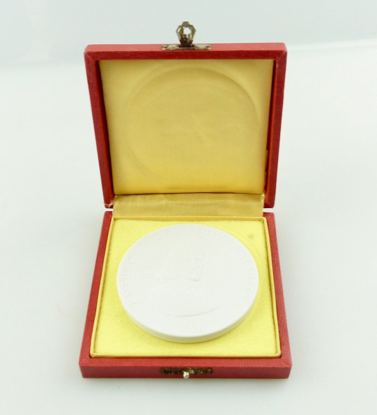 e12133 Meissen Medaille Entdecker des Blutkreislaufes William Harvey DRK DDR