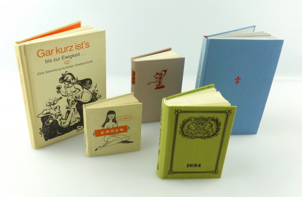 e12096 5 alte Minibücher Epper Blaubarts 7 Frauen Kunst und Künstler Aphorismus