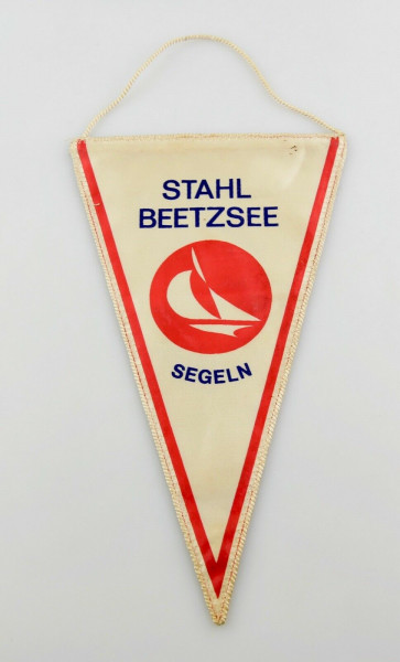 e12201 Alter Wimpel Stahl Beetzsee Segeln BSG Stahl Brandenburg