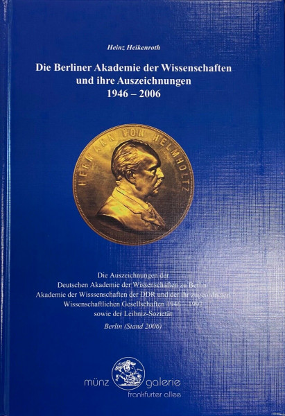 e12224 Buch Berliner Akademie der Wissenschaften Auszeichnungen 1946-2006